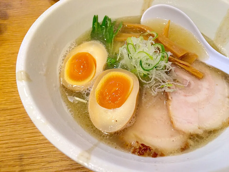 魚介塩ラーメン|きむらゆりかさん