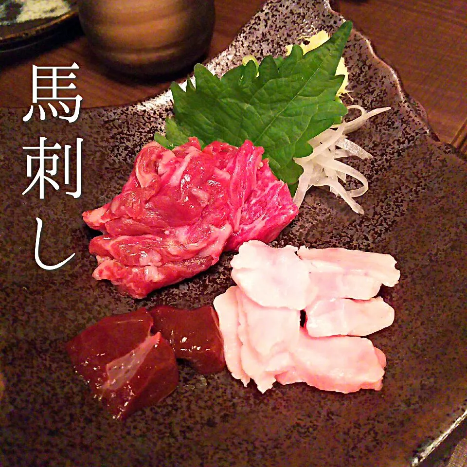 sliced raw horse meat!!|和田 匠生さん