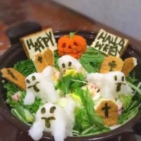 Snapdishの料理写真:Halloweenミルフィーユ鍋♡|くみさん