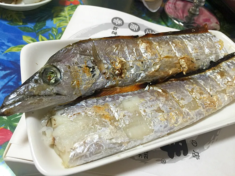 【釣】タチウオの塩焼き オーソドックスが旨い|さくたろうさん