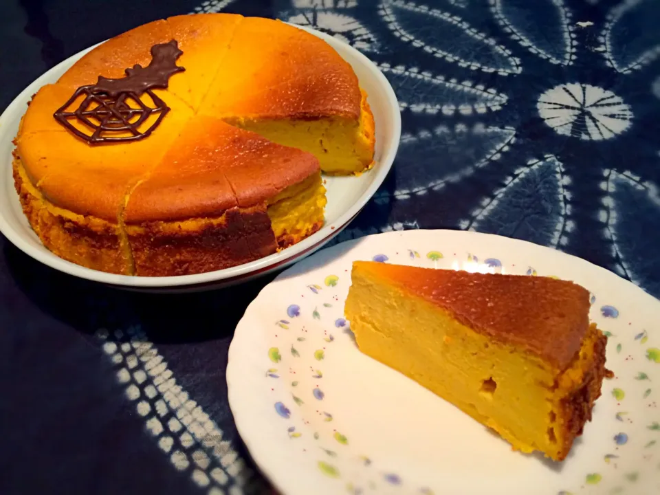 パンプキンチーズケーキ🎃|まいさん