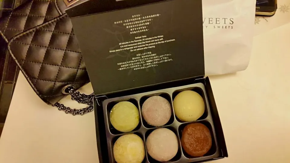 yummy mochi ice cream #mochi #icecream #Chocolate #mango #greentea #blueberry #peach|anastasia maretaさん