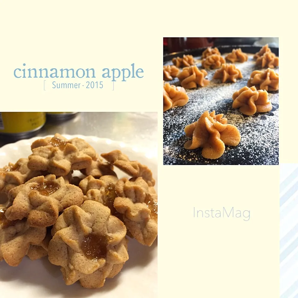 Snapdishの料理写真:cinnamon apple cookie🍎✨|まきんすぱん///さん