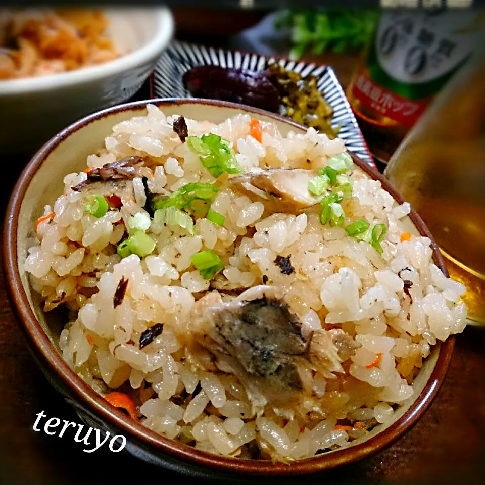 鯖の水煮缶で簡単炊き込みご飯★|teruyoさん