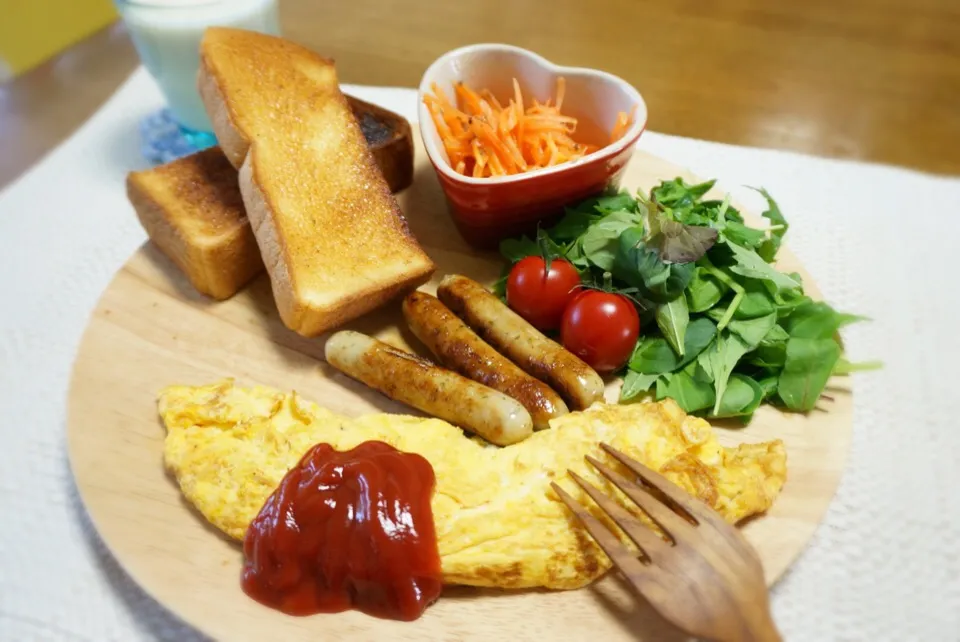 お野菜たくさんモーニングプレート♡|🍎ゆかりんご🍎さん