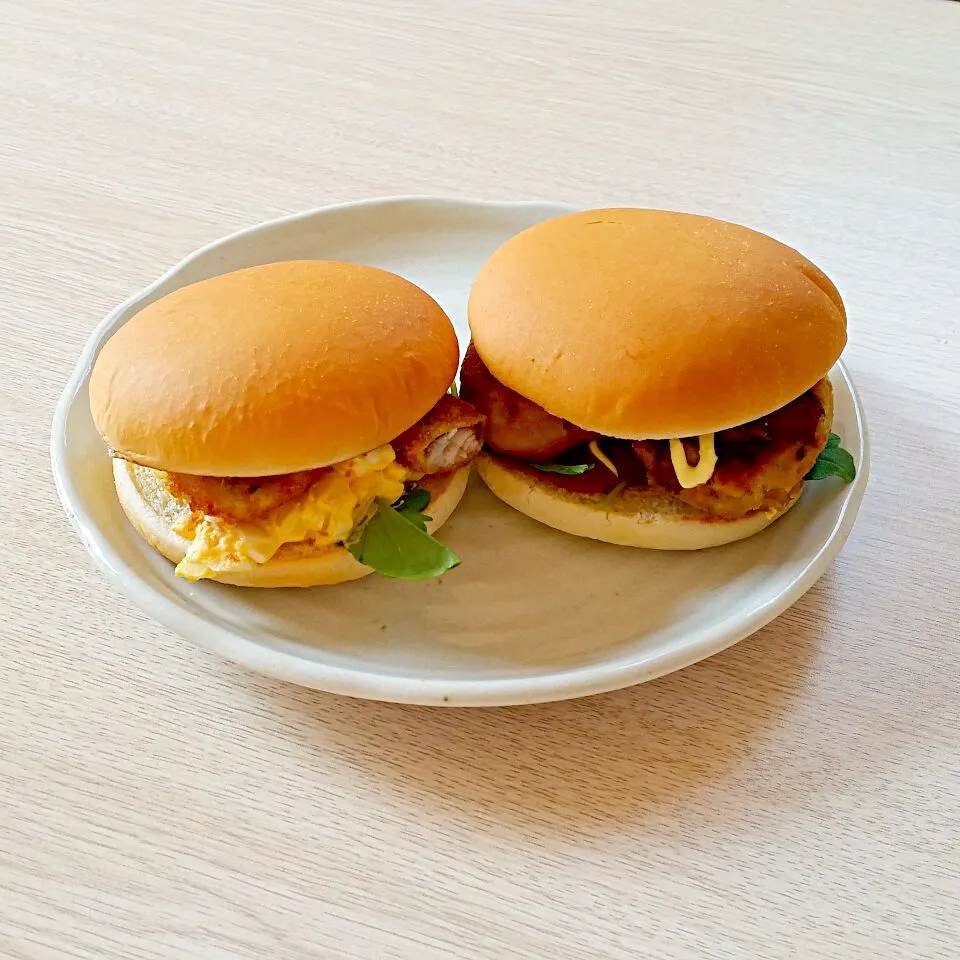 手作りハンバーガーの昼ご飯♡|Mami.Nさん