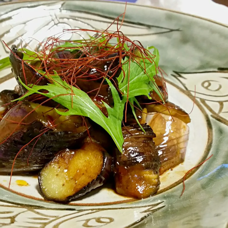 茄子の豆板醤炒め|ふりるさん