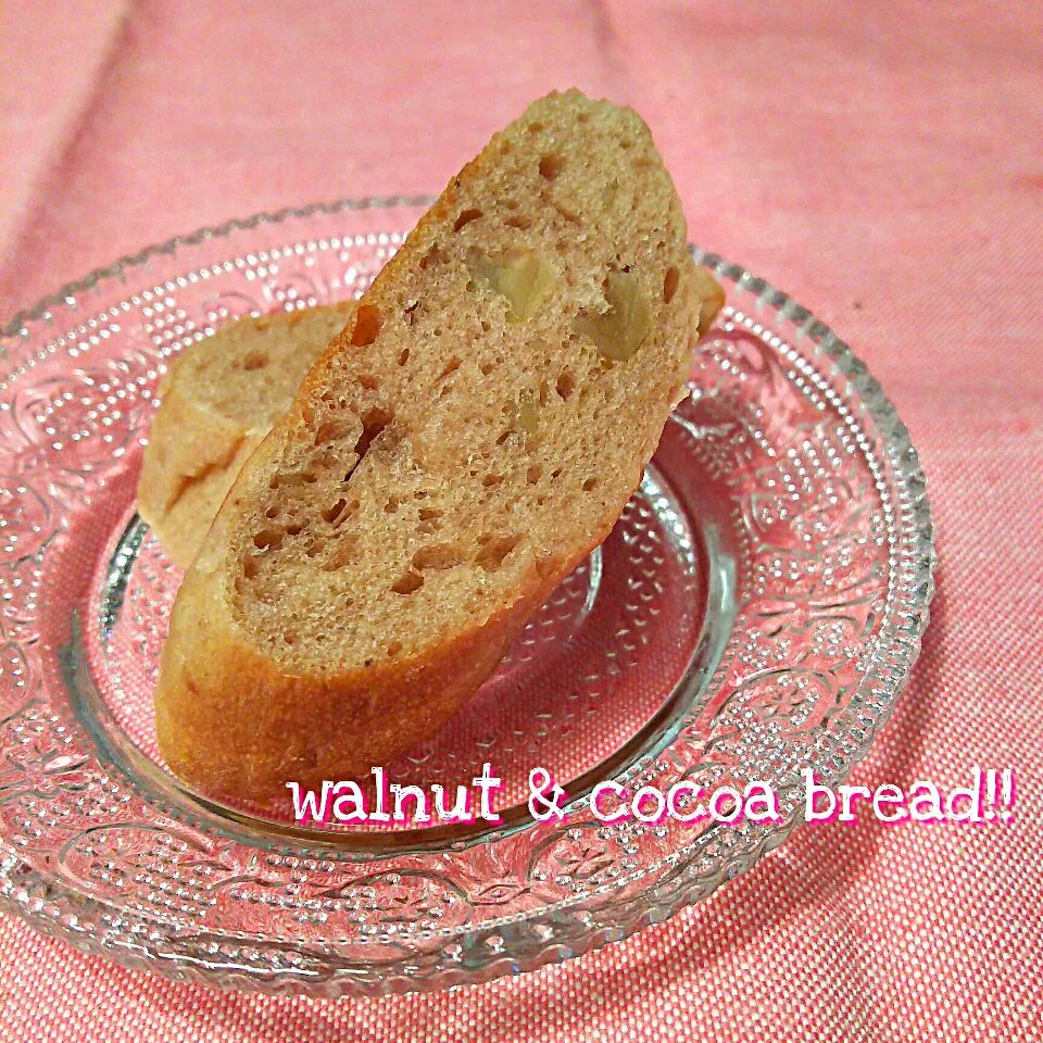 walnut & cocoa bread!!|和田 匠生さん