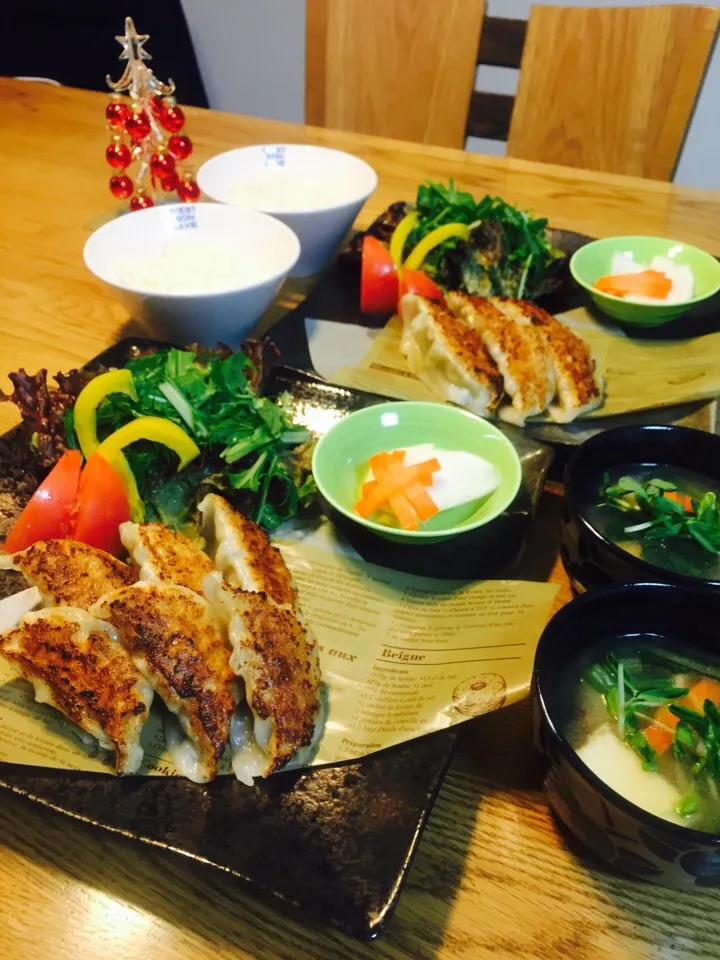 餃子定食(*^_^*)|Kaoさん