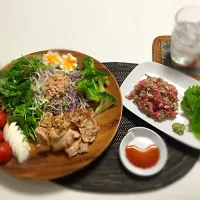 Snapdishの料理写真:糖質制限☆お夕食|mogumoguさん