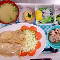 しょうが焼き定食|千秋さん