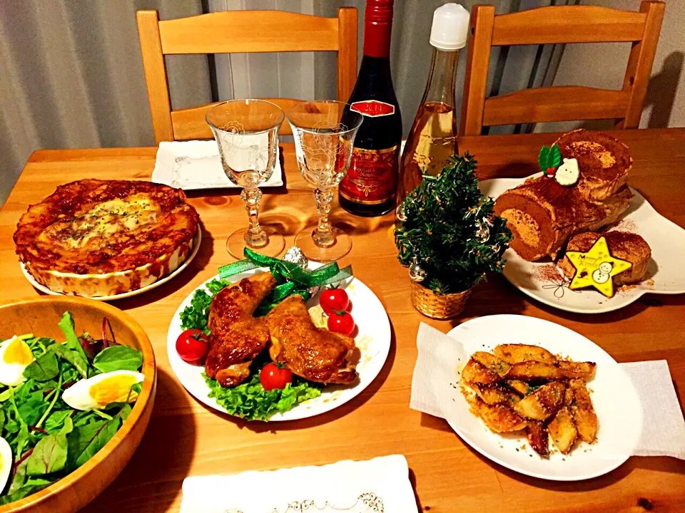 Snapdishの料理写真:Xmas dinner|nonchimさん