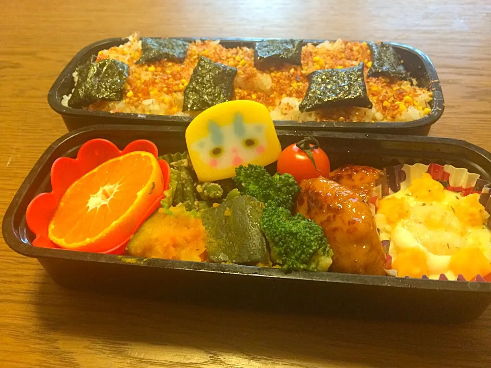 Snapdishの料理写真:11/4 今日の高1男子弁当^_^|chunさん