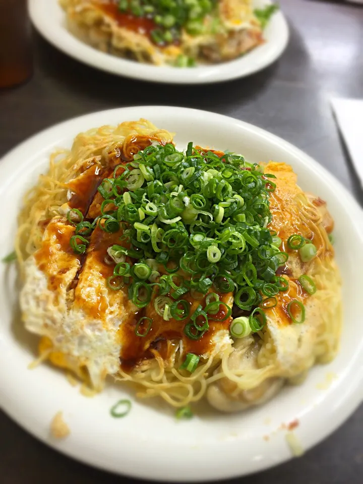 Snapdishの料理写真:広島焼きin牡蠣|ナッツさん