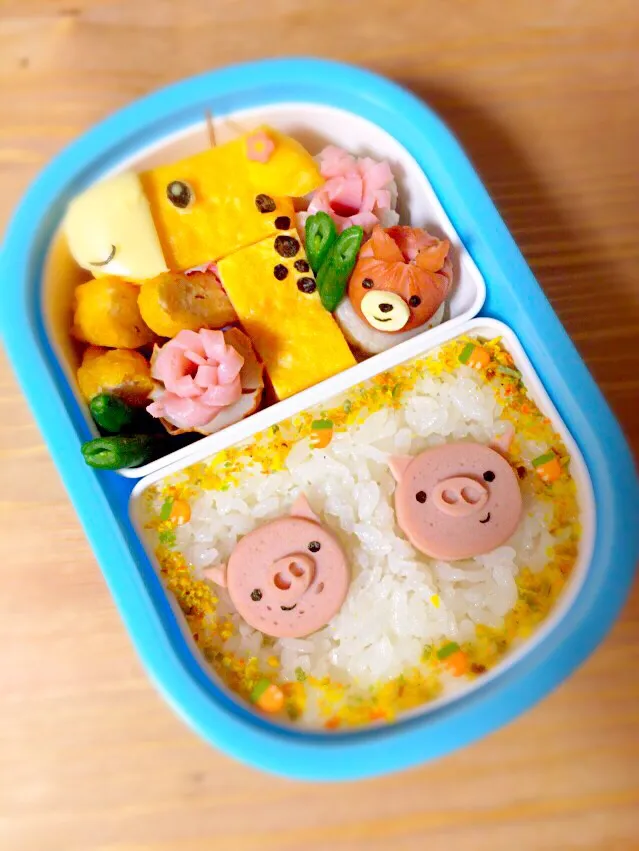 動物お弁当|ぴぃさん