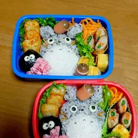 Snapdishの料理写真:秋！トトロ弁当！|keikoさん