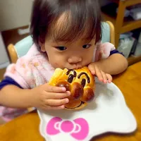 Snapdishの料理写真:アンパンマンチョコパン|michiさん