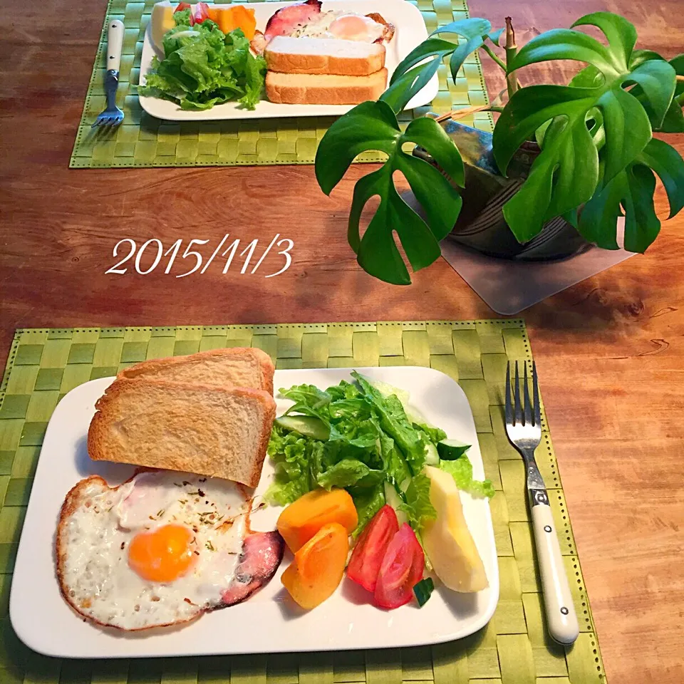 Snapdishの料理写真:朝ごはん 2015・11・3|ローゼルさん