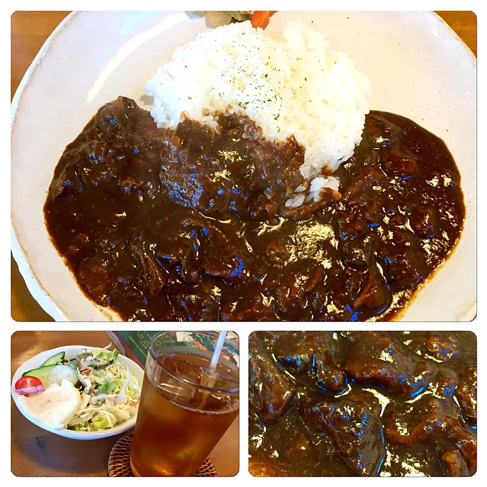 Curry'OHANA ランチ牛タンカレー 大辛|カウンター嬢さん