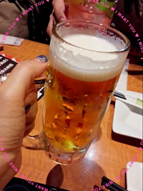 Snapdishの料理写真:女子会スタート‼🍻💕♪😆|maho❤さん