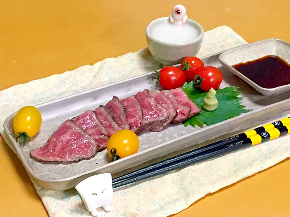 松永牛モモ肉のころがし焼き! (^-^)|Kei Satoさん