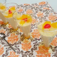 Almond Silky Pudding Topped with Fruit Cocktail|Catherine Lesmanaさん