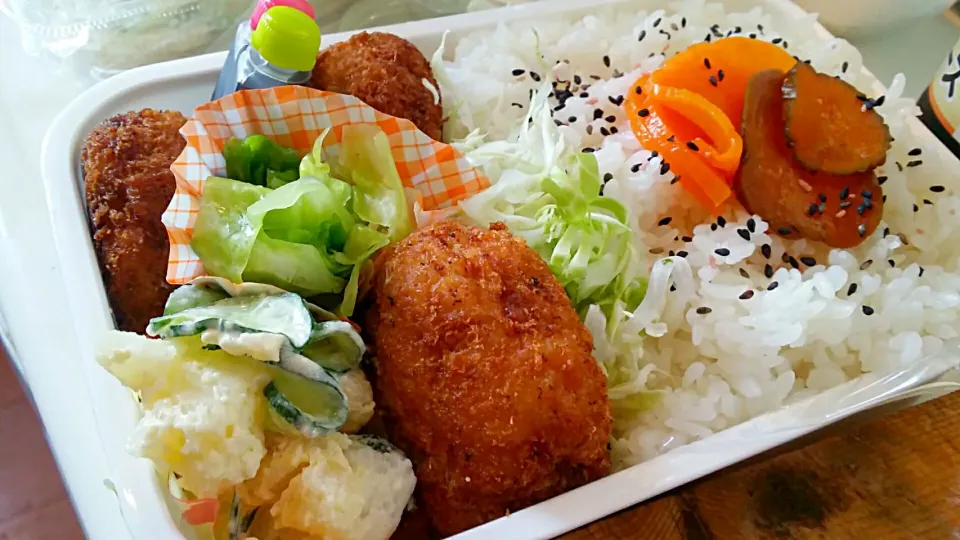 #DKお弁当 #ランチ #メンチカツ|Akiko Katoさん