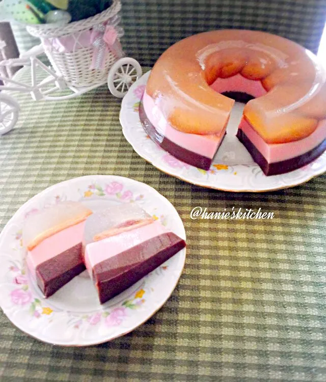 puding lapis biskuit marie|hanieさん