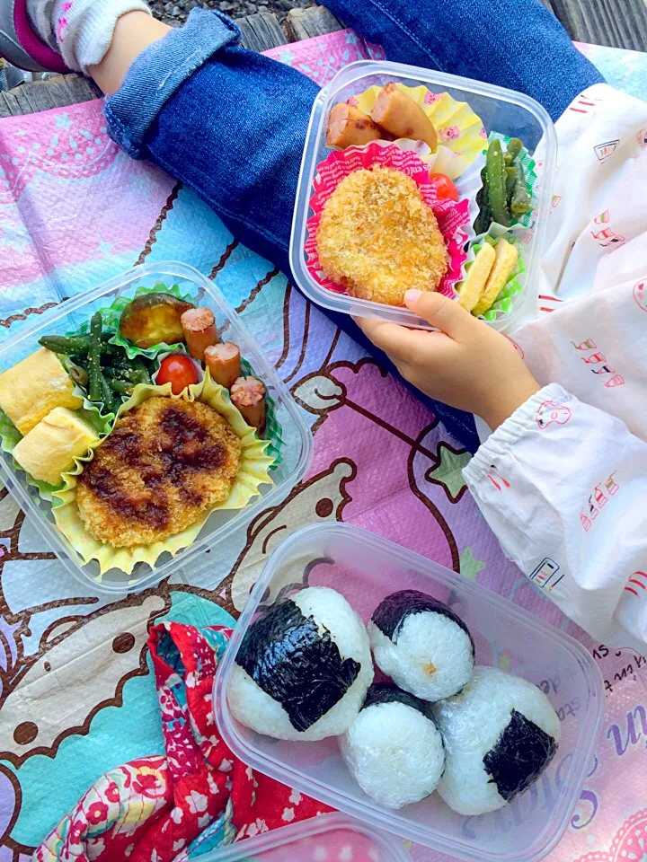 Snapdishの料理写真:母娘♡2人で秋の遠足弁当🐨|acoyaさん