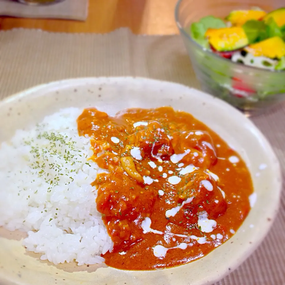 Snapdishの料理写真:バターチキンカレー☆2015.11.4|chisatoさん