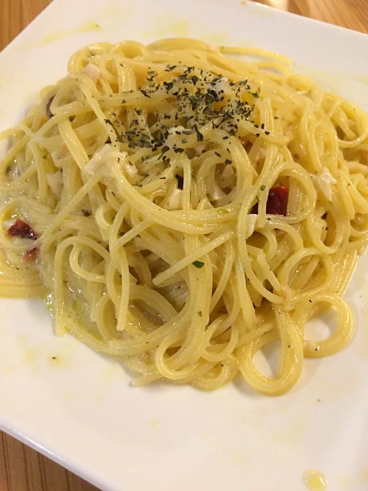 アサリの白ワイン蒸しからのパスタ|Nagiさん