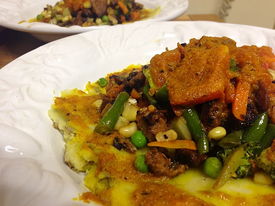 Snapdishの料理写真:Vegan Deconstructed Shepherds Pie|Chef Dahmさん