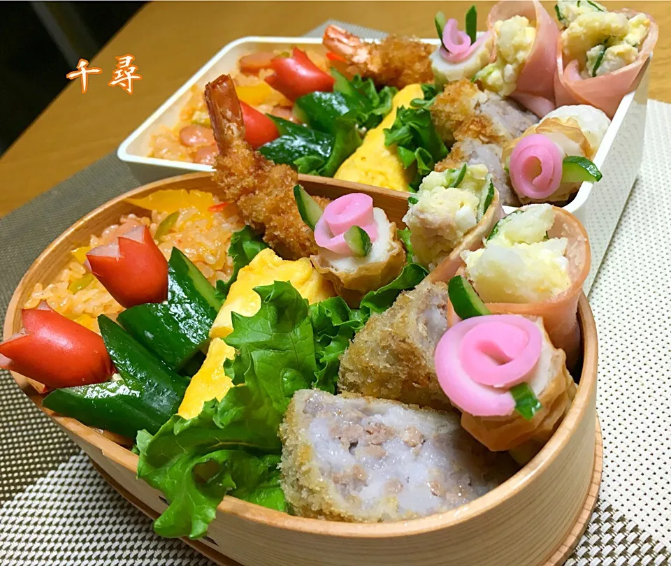 11月6日2人弁当🌷🌸|川上千尋さん