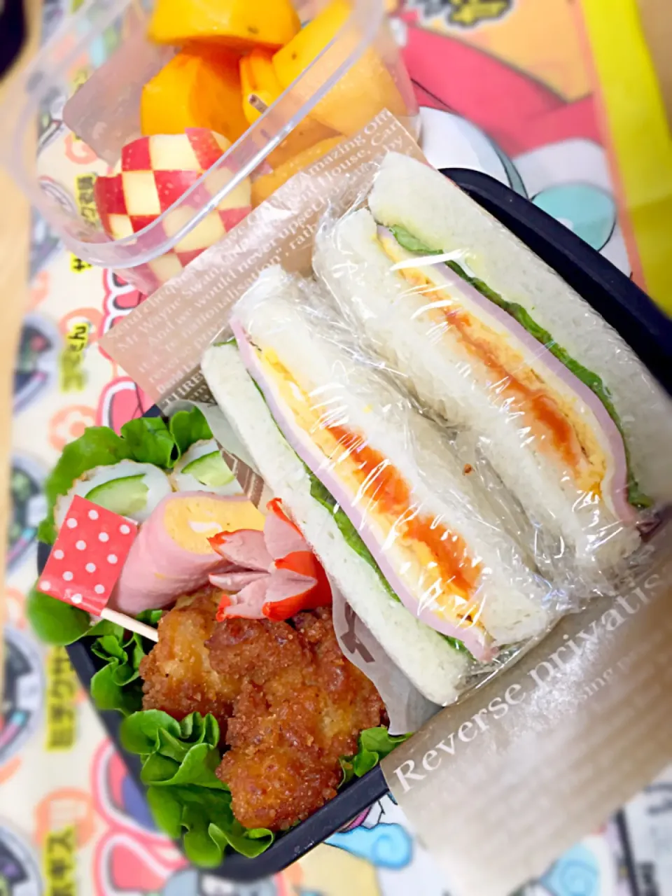 長男遠足弁当٩(๑´3｀๑)۶|ＳＨＩＯＲＩさん