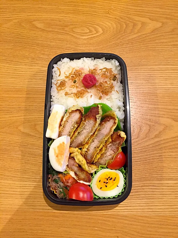 とんかつピカタ＊弁当♪|hiromiさん