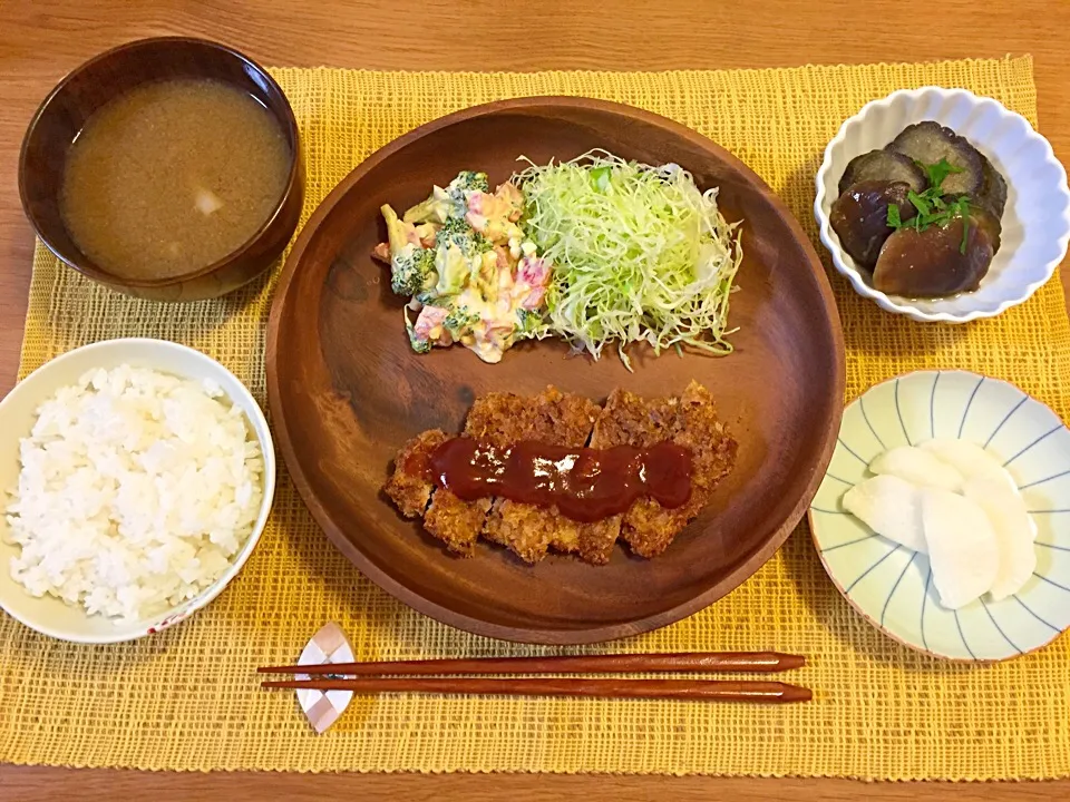 揚げないとんかつ✩ 昨日の晩ごはん♪|りりかさん