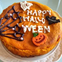 Snapdishの料理写真:Halloween🎃かぼちゃチーズケーキ|あさみさん