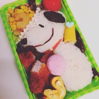 Snapdishの料理写真:スヌーピーキャラ弁|shrj0304さん