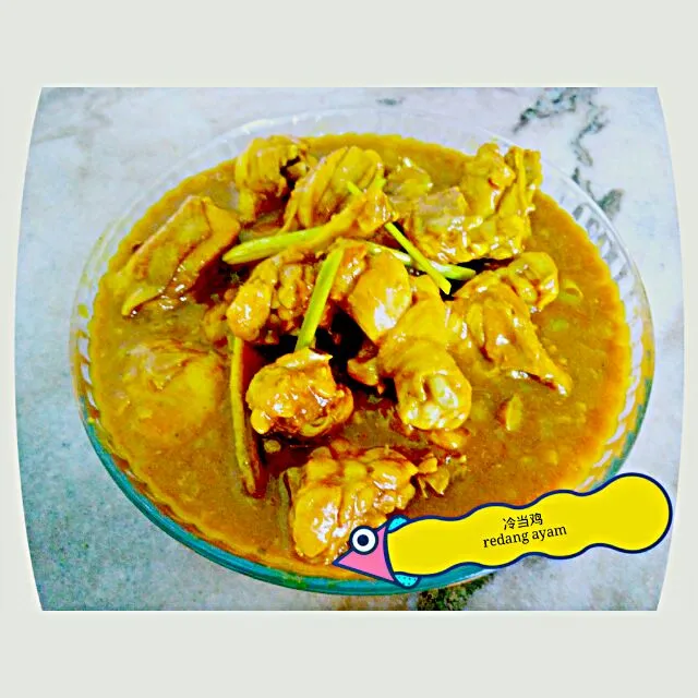 Snapdishの料理写真:冷当鸡 rendang ayam|QMee Wongさん