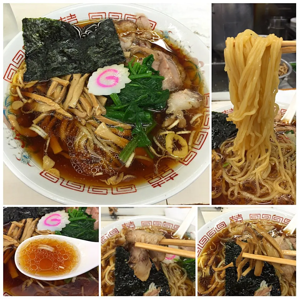 青島ラーメン メンマ・茹ホウレン草増し@青島食堂(秋葉原)|塩豚骨さん