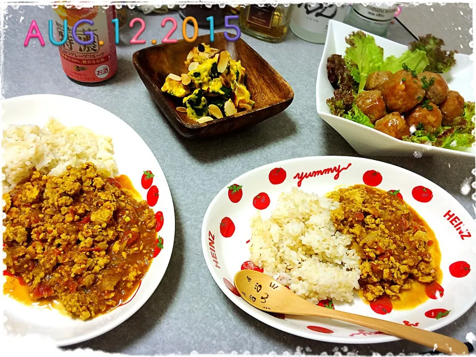 Snapdishの料理写真:8/12の夕ご飯🍴|みきぴょん♪さん