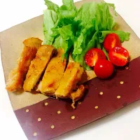 Snapdishの料理写真:鶏の照り焼き|かーむさん