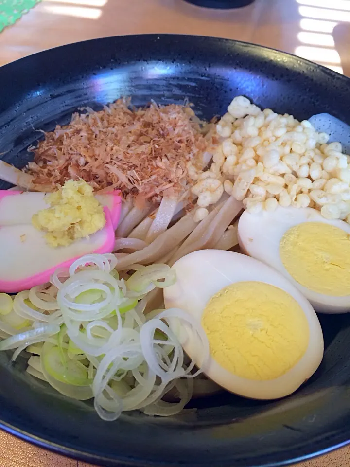 かしわや醤油うどん|市さん