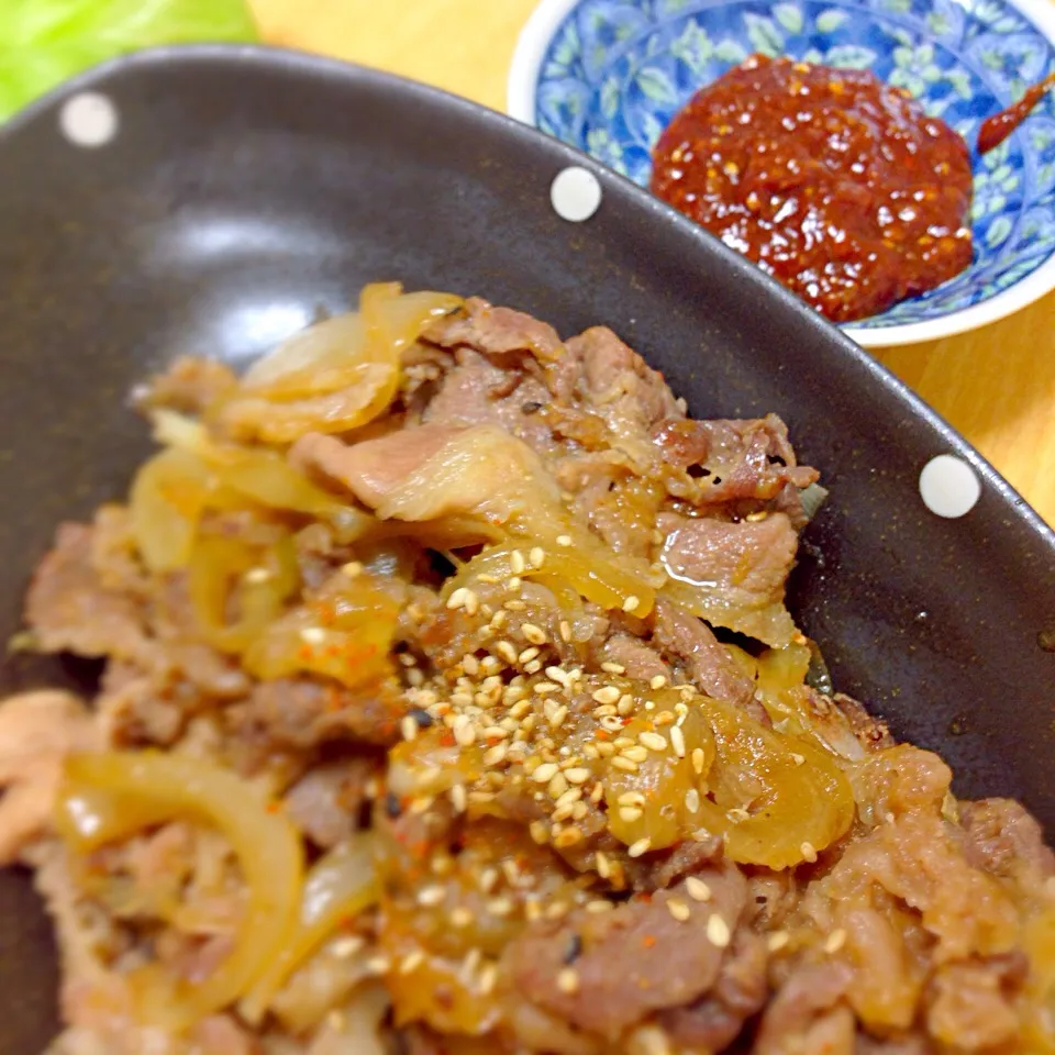 Snapdishの料理写真:プルコギ（韓国焼肉） | プロから学ぶ簡単家庭料理　シェフごはん|foodietokkoさん