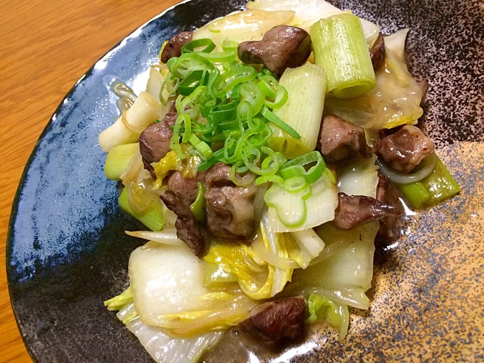 ハツの餡かけ中華炒め|風流料理人さん