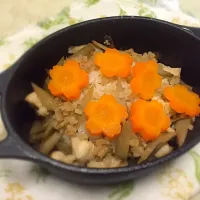 冷やご飯で作った鶏めし|さくらさん