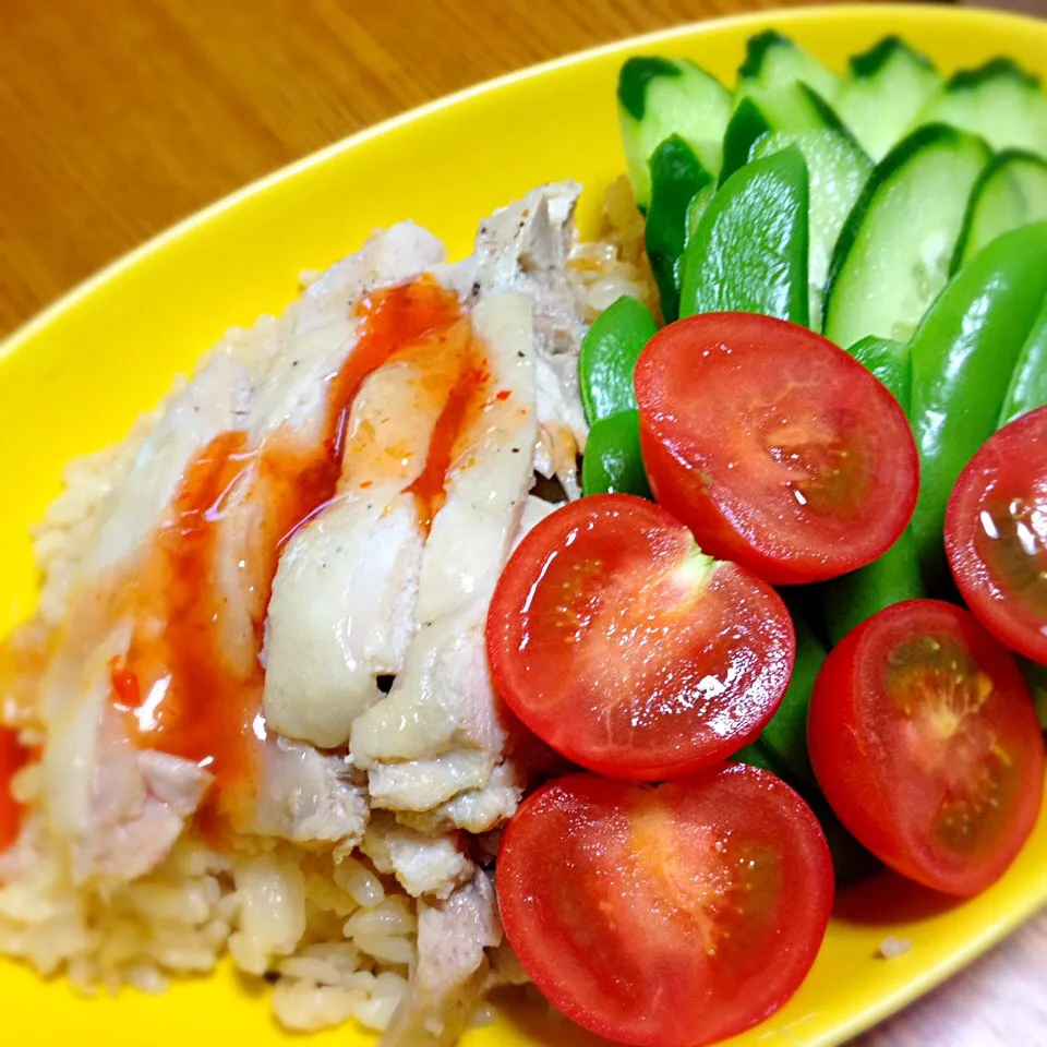 炊飯器でシンガポールチキンライス|なお。さん