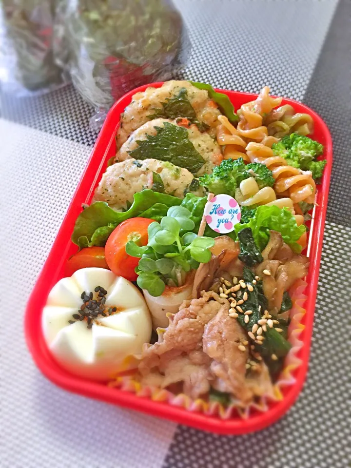 高校生息子のお弁当 ♪ おにぎり弁当 ♪|キラりんさん