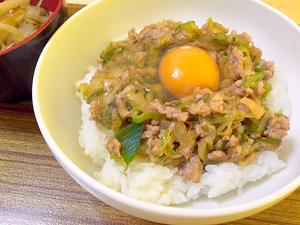 ねぎ豚しょうが丼|なささん