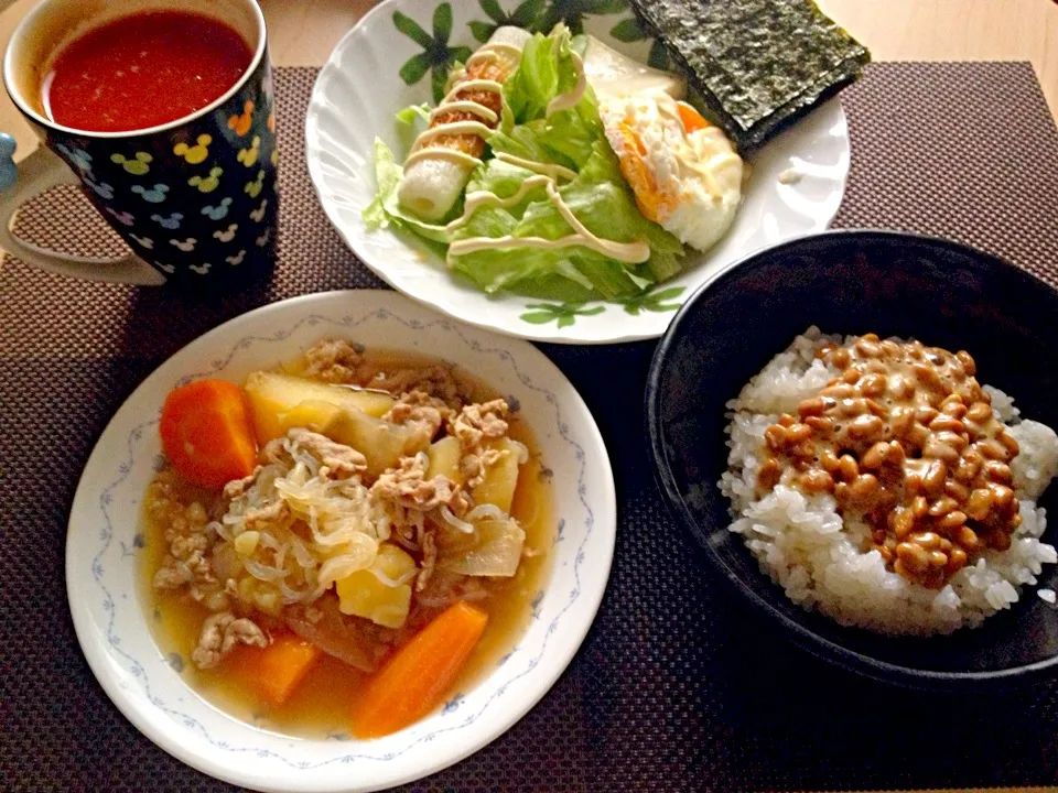 11月7日朝食兼昼食|ばぁさんさん